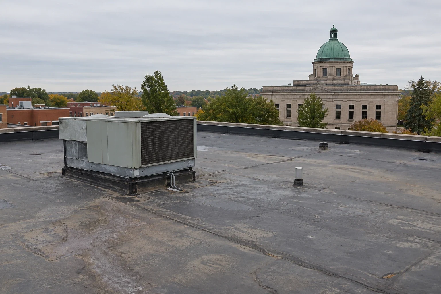 public-building roofing
