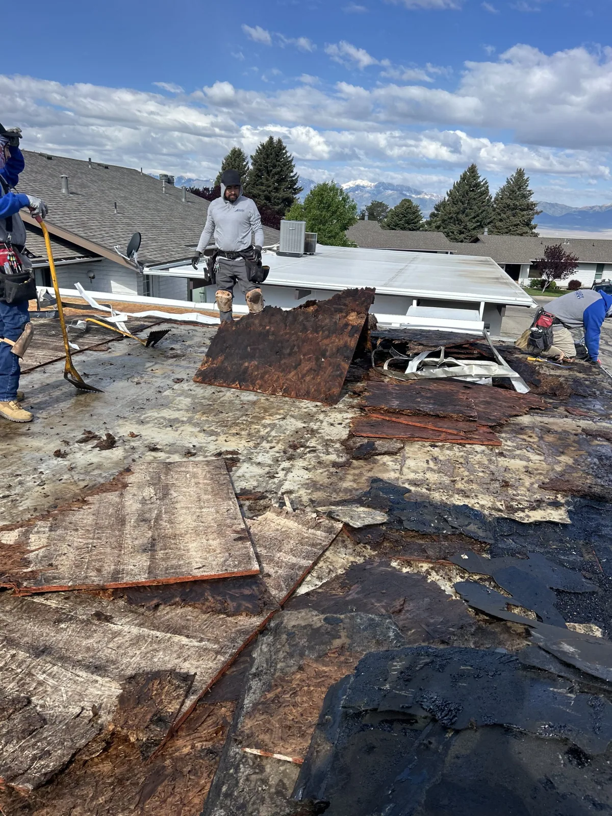 Commercial Storm Damage Roof Repair in Quincy, MA